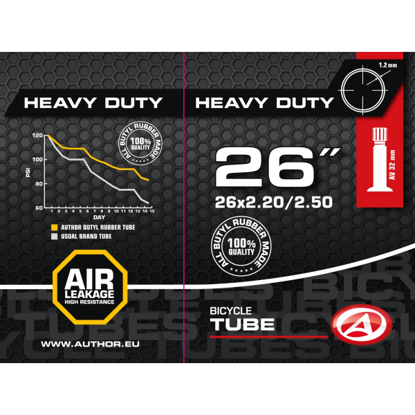 AUTHOR Duše AT-MTB-26" DH AV32 26x2.20/2.50 (černá)