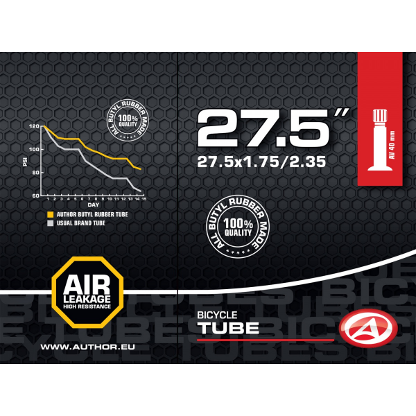 AUTHOR Duše AT-MTB-27,5" AV40 27.5x1.75/2.35 (černá)