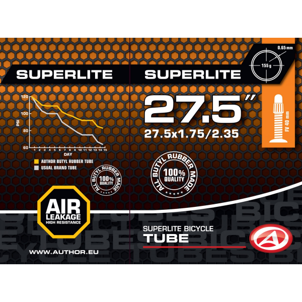 AUTHOR Duše AT-MTB-27,5" SuperLite FV40 27.5x1.75/2.35 (černá)