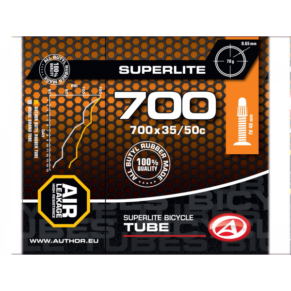 AUTHOR Duše AT-CROSS-700C Wide SuperLite FV40 700x35/50C (černá)