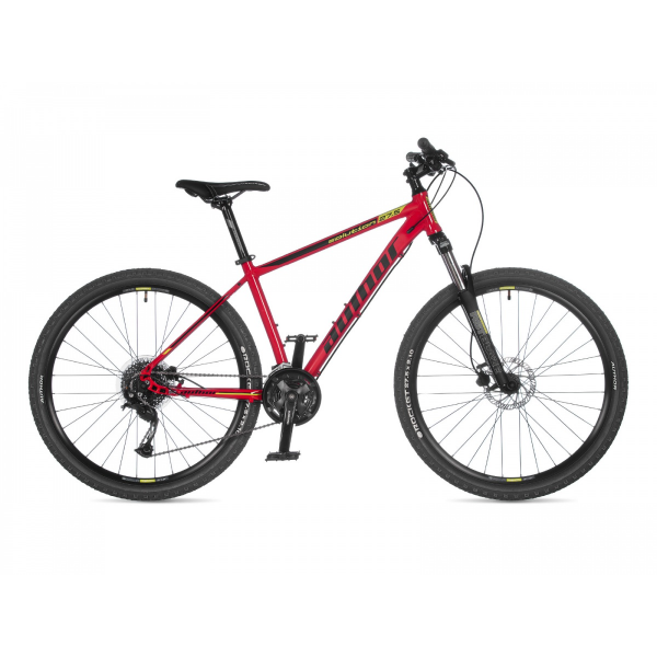 AUTHOR Solution 27,5 2021-22 17" červená/černá/limeta MTB XC 27,5"kolo