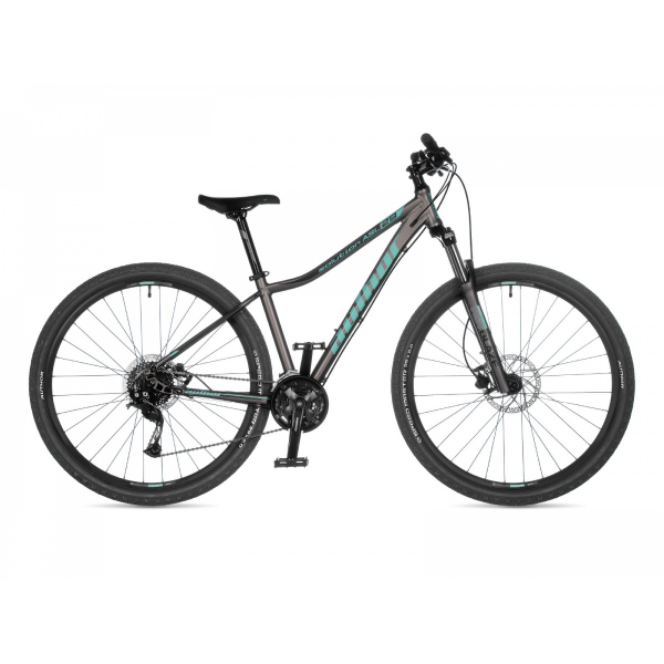 AUTHOR Solution 29 ASL 2021-22 16" stříbrná-matná/zelená dámské MTB 29"kolo