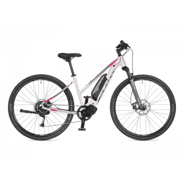 AUTHOR Essence - rám 17" - bílá/stříbrná/růžová