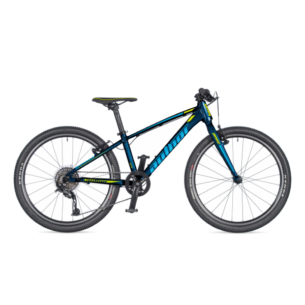 AUTHOR Ultrasonic 24 2023-24 12" modrá-matná/limeta dětské 24"kolo