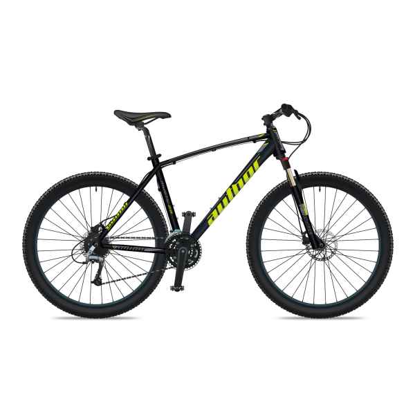 AUTHOR Mystic 29 2023-24 17" černá-matná/zelená MTB XC 29"kolo