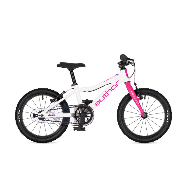 AUTHOR Record 16 2026 9" bílá/růžová/fialová dětské 16"kolo