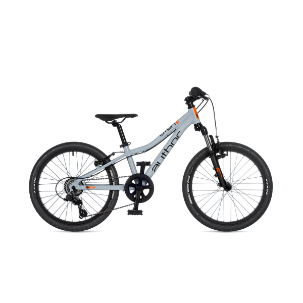AUTHOR Smart 20 2026 10" šedá-matná/černá/oranžová dětské 20"kolo