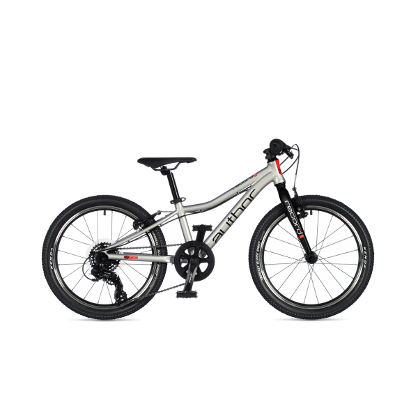 AUTHOR Record 20 2026 10" stříbrná/černá/červená dětské 20"kolo