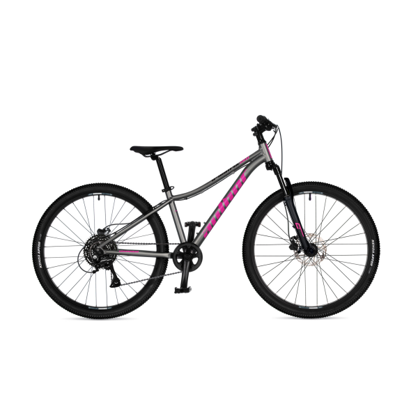 AUTHOR A-Matrix 26D 2026 13,5" stříbrná/růžová dětské 26"kolo