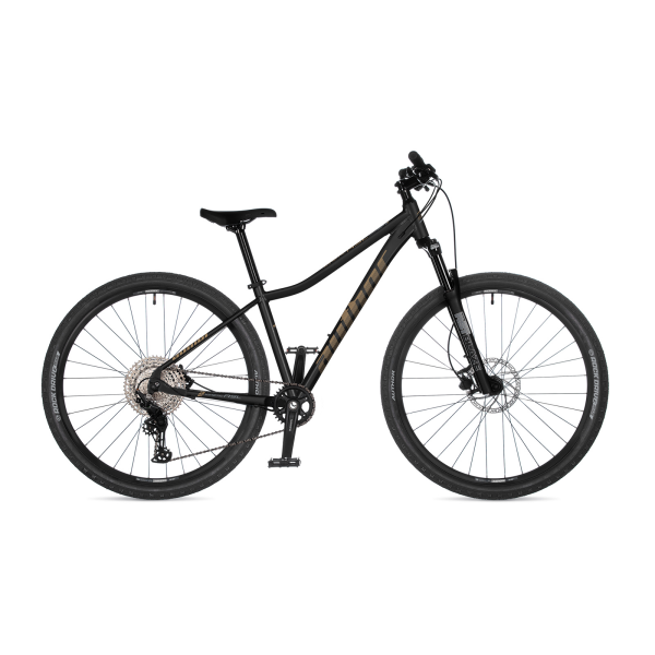 AUTHOR Kinetic ASL 2026 16" šedá-matná/černá/zlatá dámské MTB 29"kolo