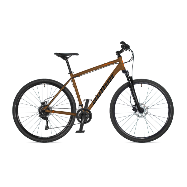 AUTHOR Vertigo 2026 16" bronzová-matná/černá/oranžová krosové kolo