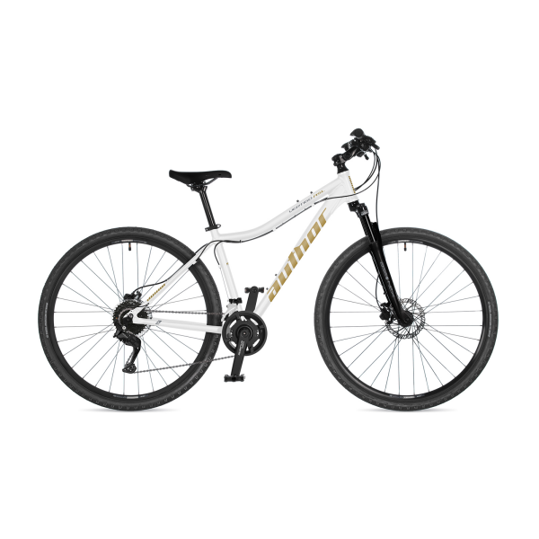 AUTHOR Vertigo ASL 2026 15" bílá/černá/zlatá dámské krosové ASL kolo