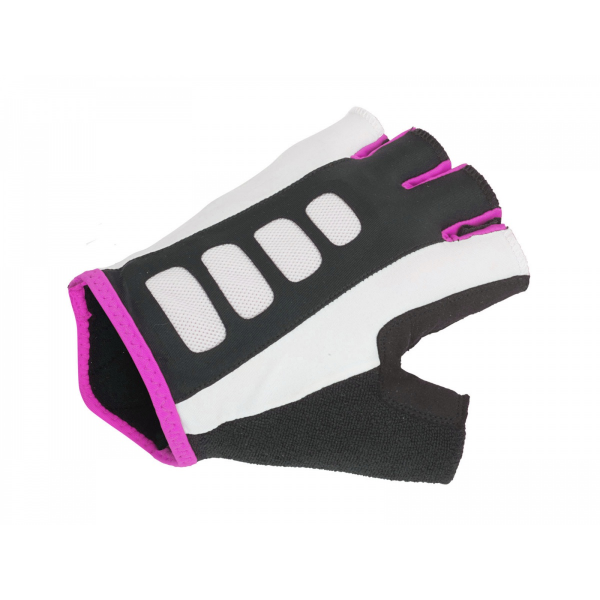 AUTHOR Rukavice Lady Sport Gel X6 k/p S (bílá/růžová/černá)