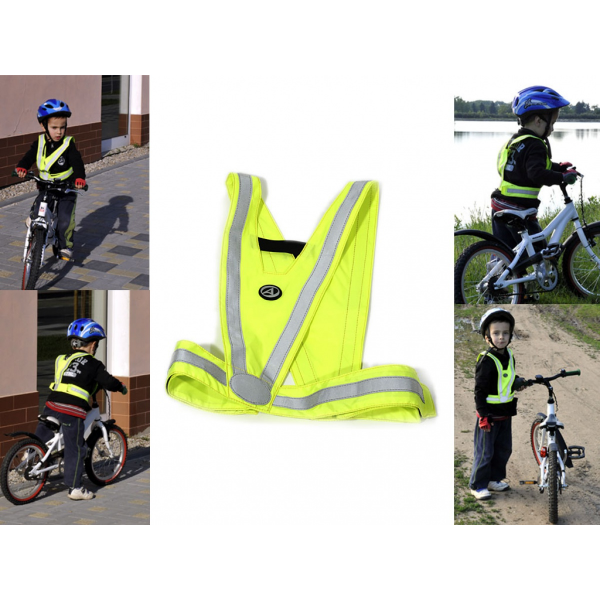 AUTHOR Vesta reflexní dětská A-O44  (žlutá-reflexní)