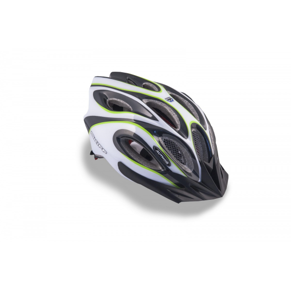 AUTHOR Přilba Skiff Inmold 52-58cm (141 bílá/zelená/černá)