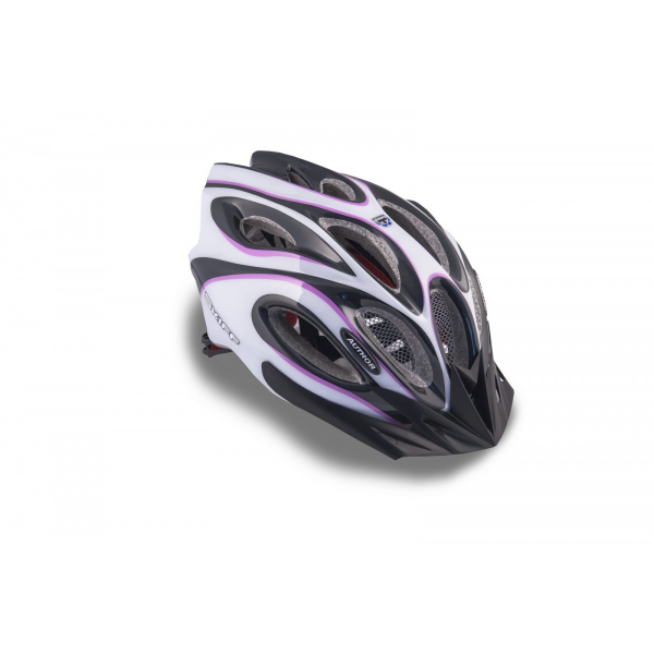AUTHOR Přilba Skiff Inmold 52-58cm (144 bílá/fialová/černá)