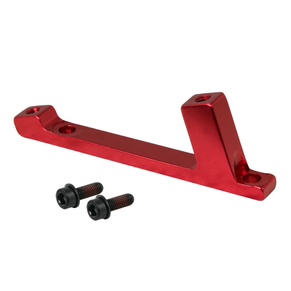 adaptér přední FORCE POST/ POST 180mm, červený