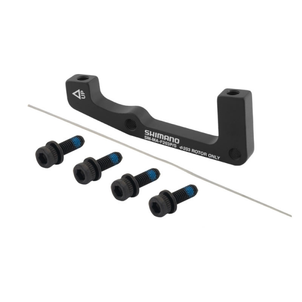 adaptér přední SHIMANO POST/ STAND 203mm, černý