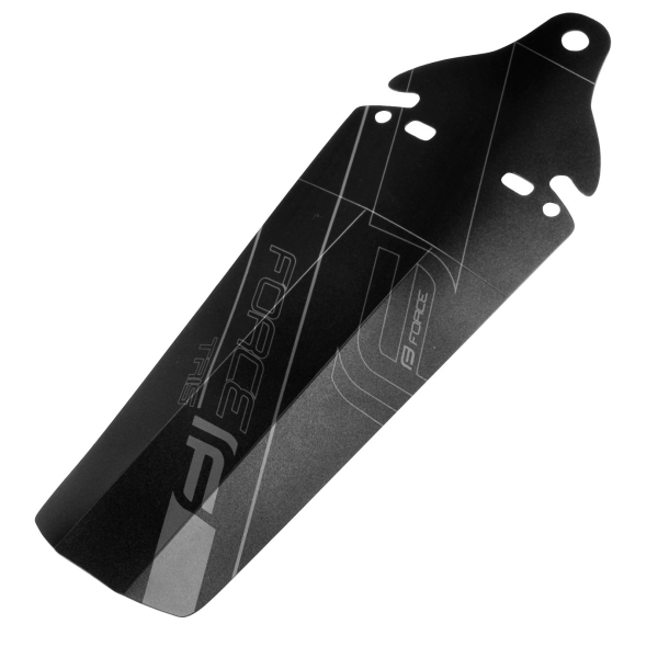 blatník FORCE TRIS pod sedlo, plast, černý