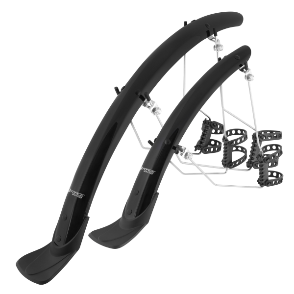 blatníky FORCE WIN38 Aluflex 28" + vzpěry, černé