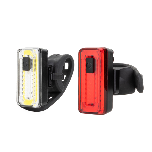 blikačky sada FORCE BINE USB přední+zadní