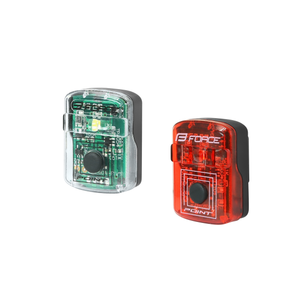 blikačky sada FORCE POINT USB přední+zadní