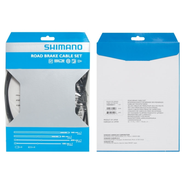 bowdeny+lanka brzdový set SH DA7900 silniční,černý