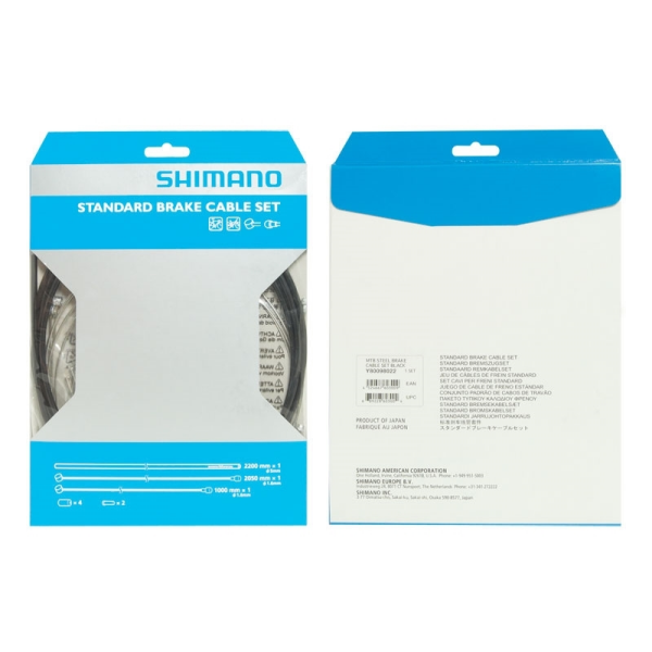 bowdeny+lanka brzdový set SH SIS uni, černý