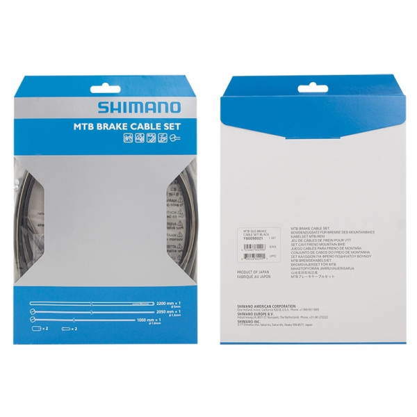 bowdeny+lanka brzdový set SH XTR MTB, černý