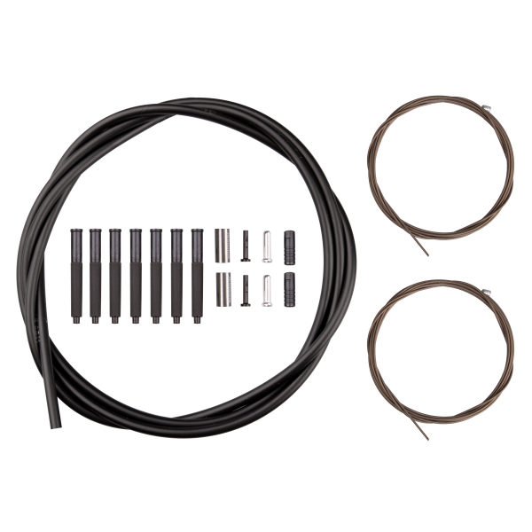 bowdeny+lanka řadící set SH MTB POLYMER, černý