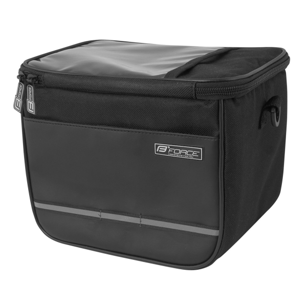 brašna na řídítka FORCE CUBE černá