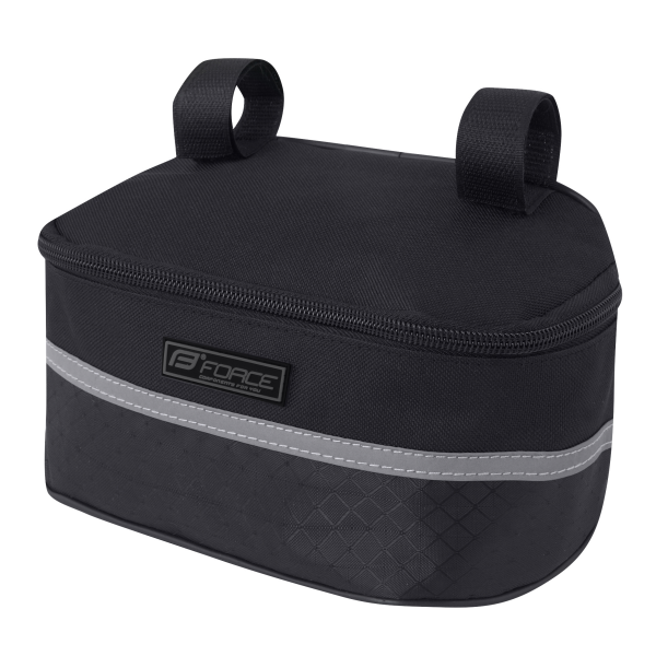 brašna na řídítka FORCE ROLLER, černá