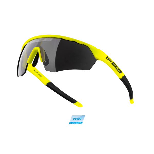 brýle FORCE ENIGMA fluo mat., černé sklo