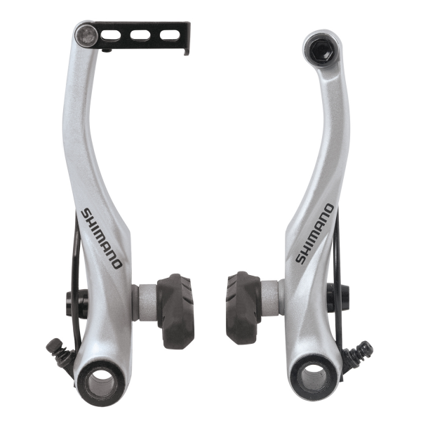 brzdové čelisti SHIMANO "V" BRT4000 stříbrné- sada