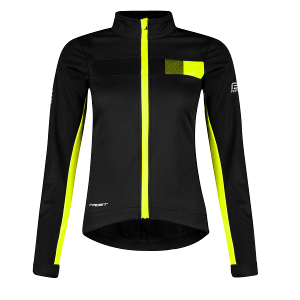 bunda F FROST LADY softshell zimní, černo-fluo L
