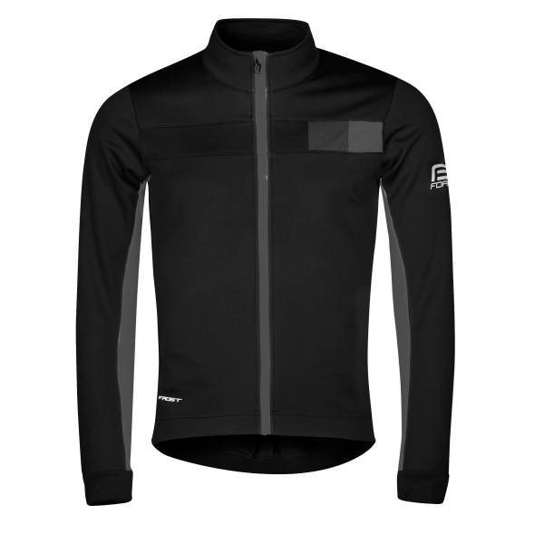 bunda F FROST softshell zimní, černo-šedá L