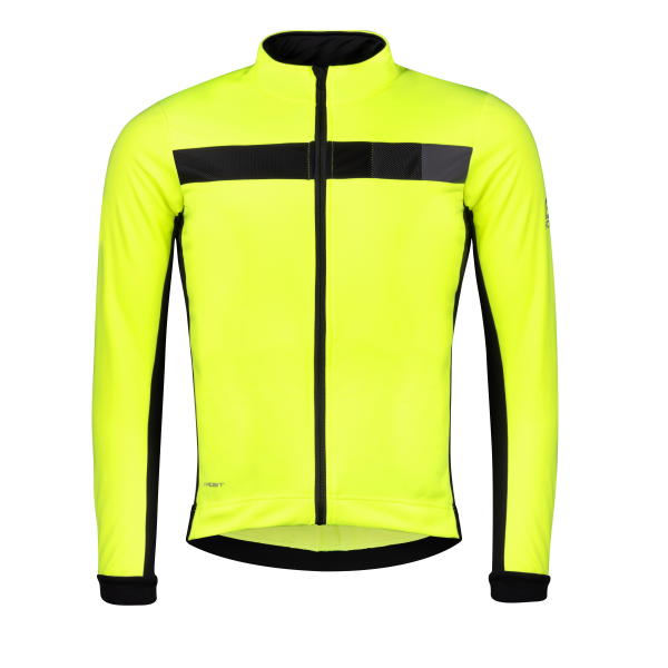 bunda F FROST softshell zimní, fluo-černá M