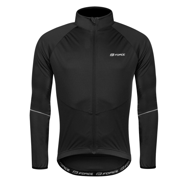 bunda FORCE ARROW softshell, černá L