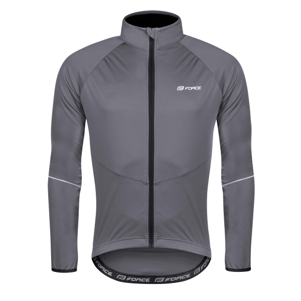 bunda FORCE ARROW softshell, šedá XS