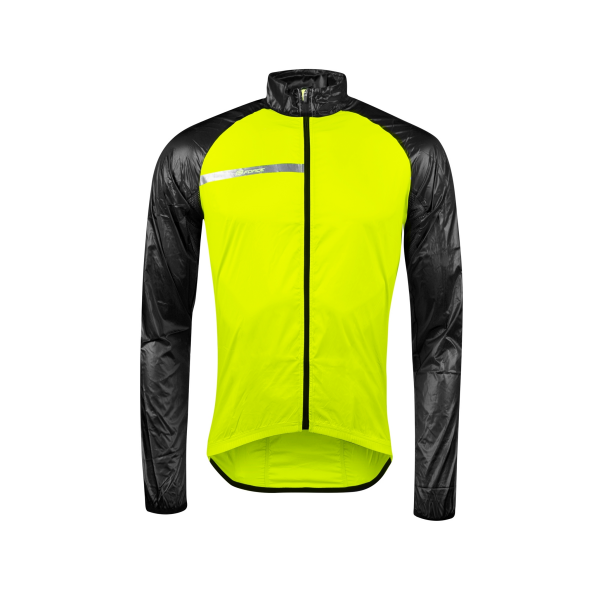 bunda F WINDPRO KID neprofuk, fluo-černá 128-140