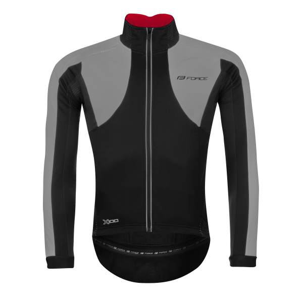 bunda FORCE X100 zimní, černo-šedá M