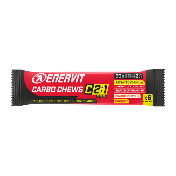 Carbo Chews C2:1, 34 g/6 želatinek pomeranč