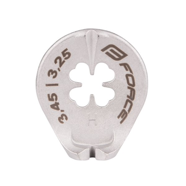 centrklíč FORCE, nerez, na niple 3,25 a 3,45 mm