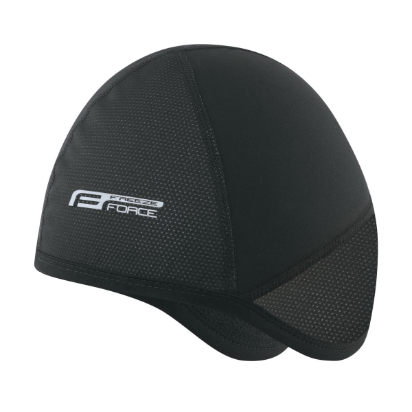 čepice pod přilbu FORCE FREEZE zimní, černá S-M