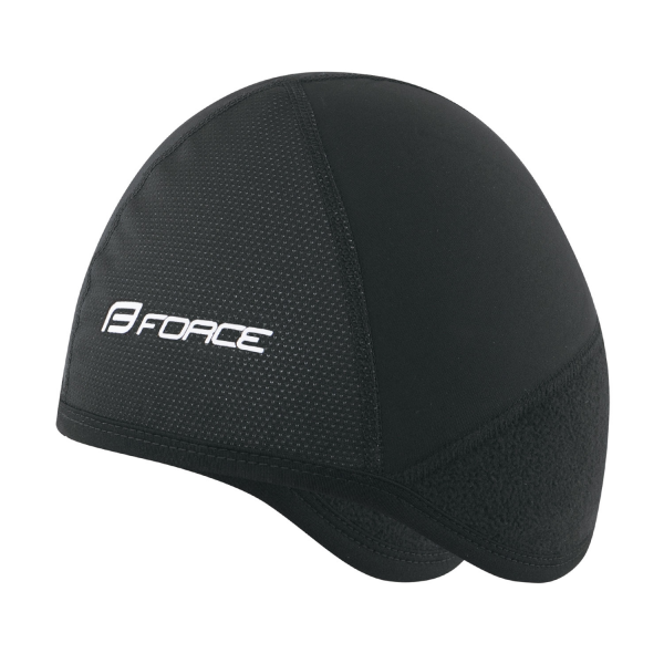 čepice pod přilbu FORCE ICY zimní, černá L-XL