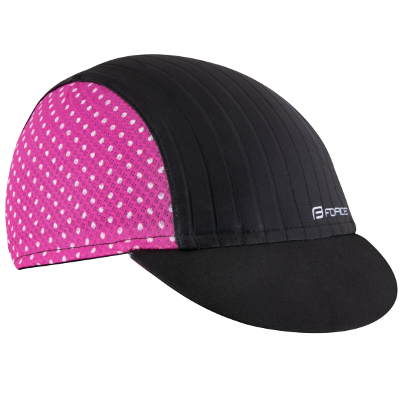 čepička s kšiltem F POINTS letní,černo-růžová L-XL
