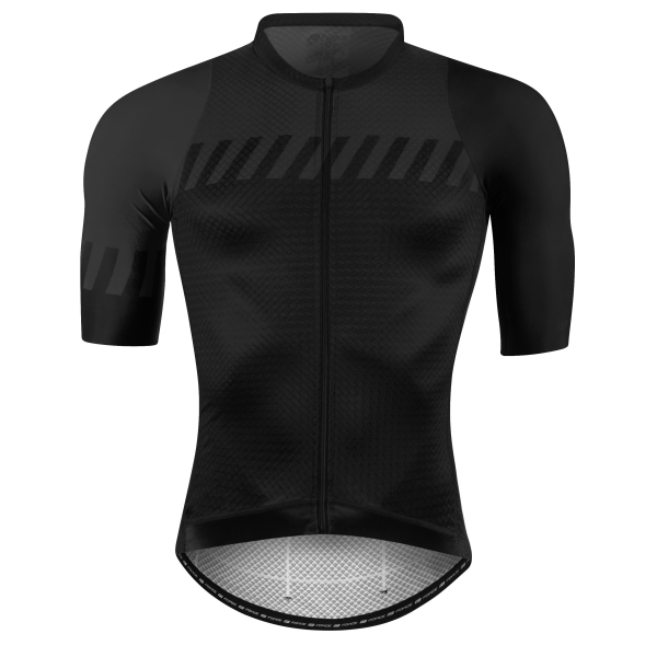 dres F FASHION, krátký rukáv, černo-šedý XS