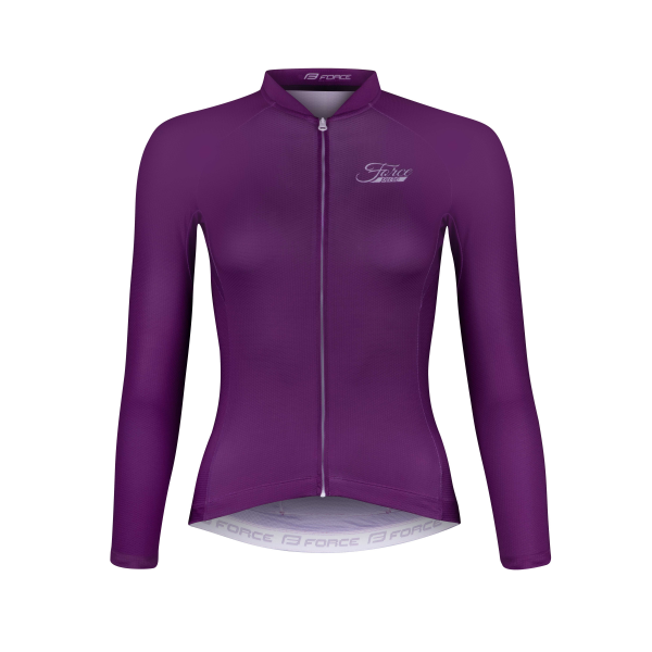 dres F PURE LADY dlouhý rukáv, fialový L
