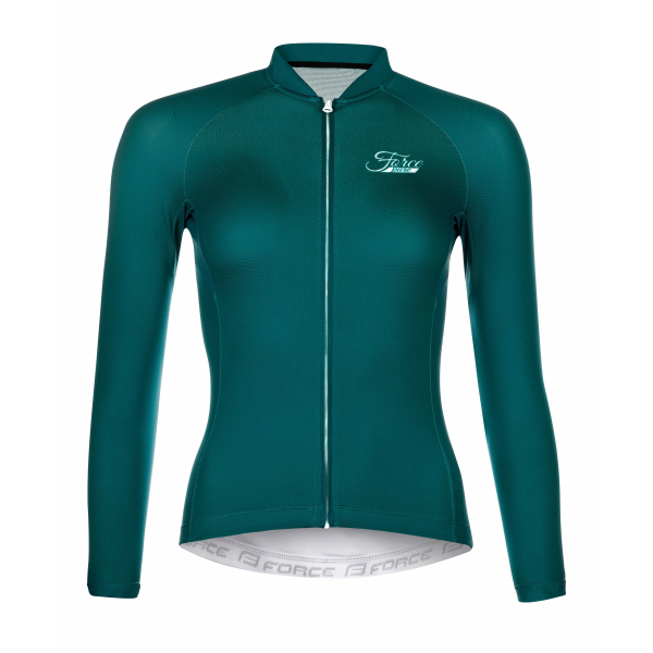 dres F PURE LADY dlouhý rukáv, petrolejový M