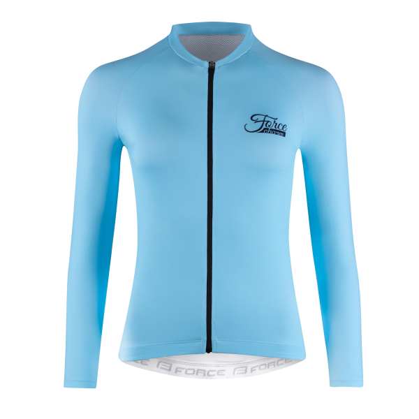 dres FORCE CHARM LADY dlouhý rukáv, sv. modrý L